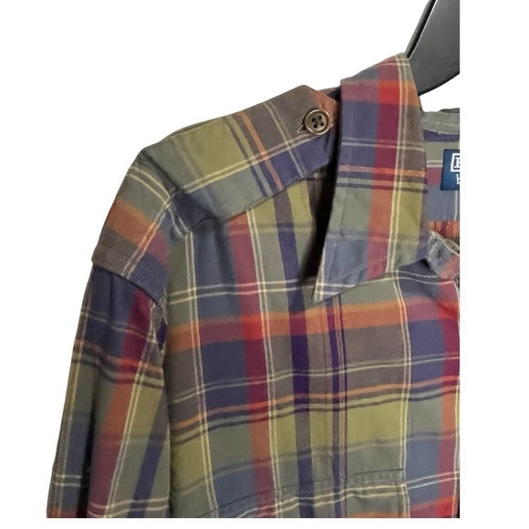 Polo Ralph Lauren Plaid Button Down with Shoulder Tabs - Picture 3 of 6